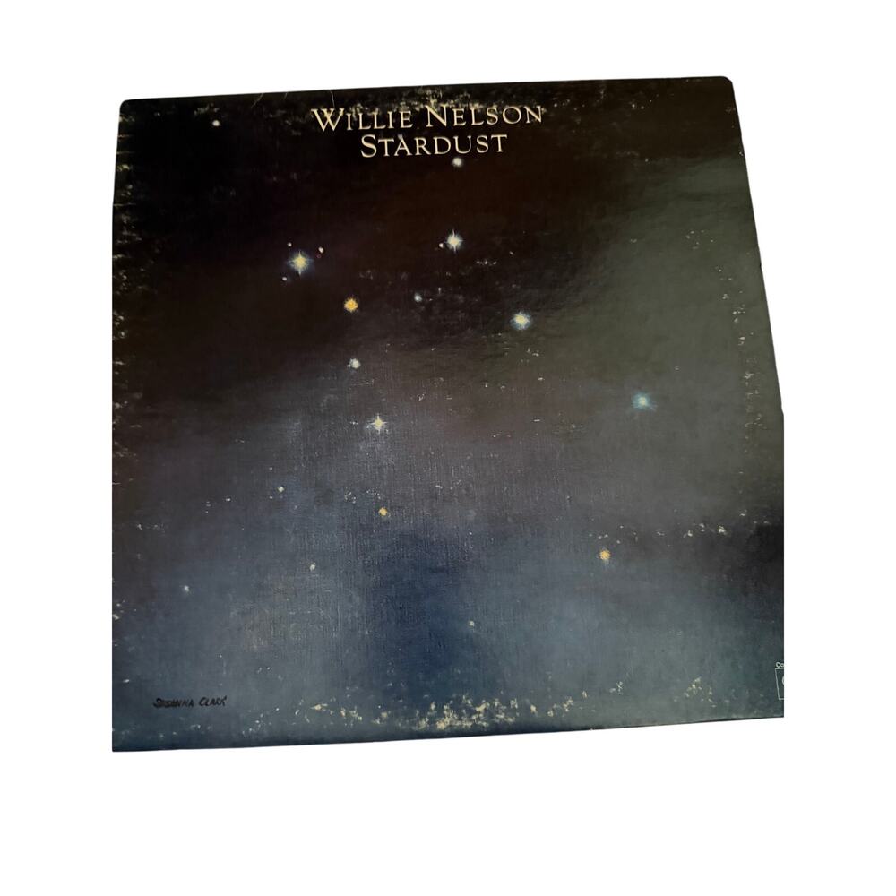 Willie Nelson LP Stardust Columbia Vinyl Album Records